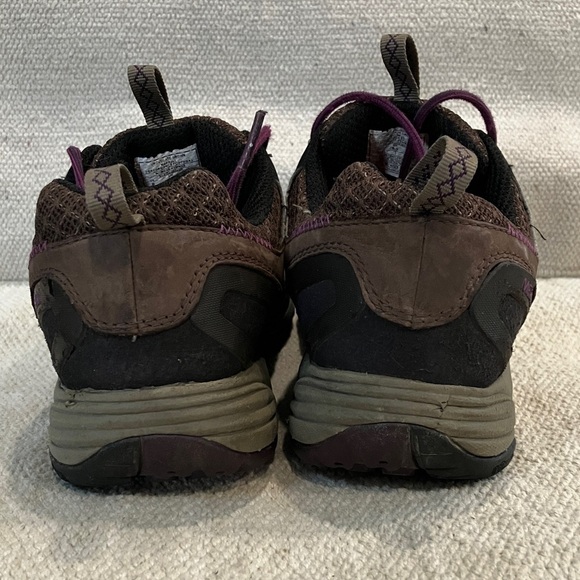 Merrell size 9 wm’s leather vibram air cushion hiking boot /  Shoes - Picture 9 of 16